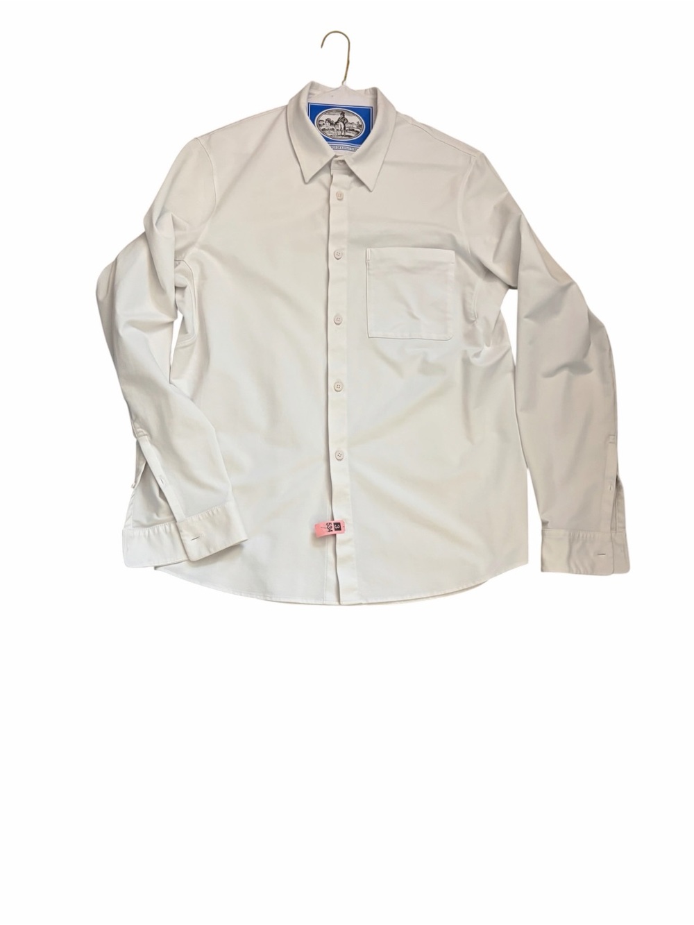 lululemon athletica Men's White Casual Button-Down Shirt